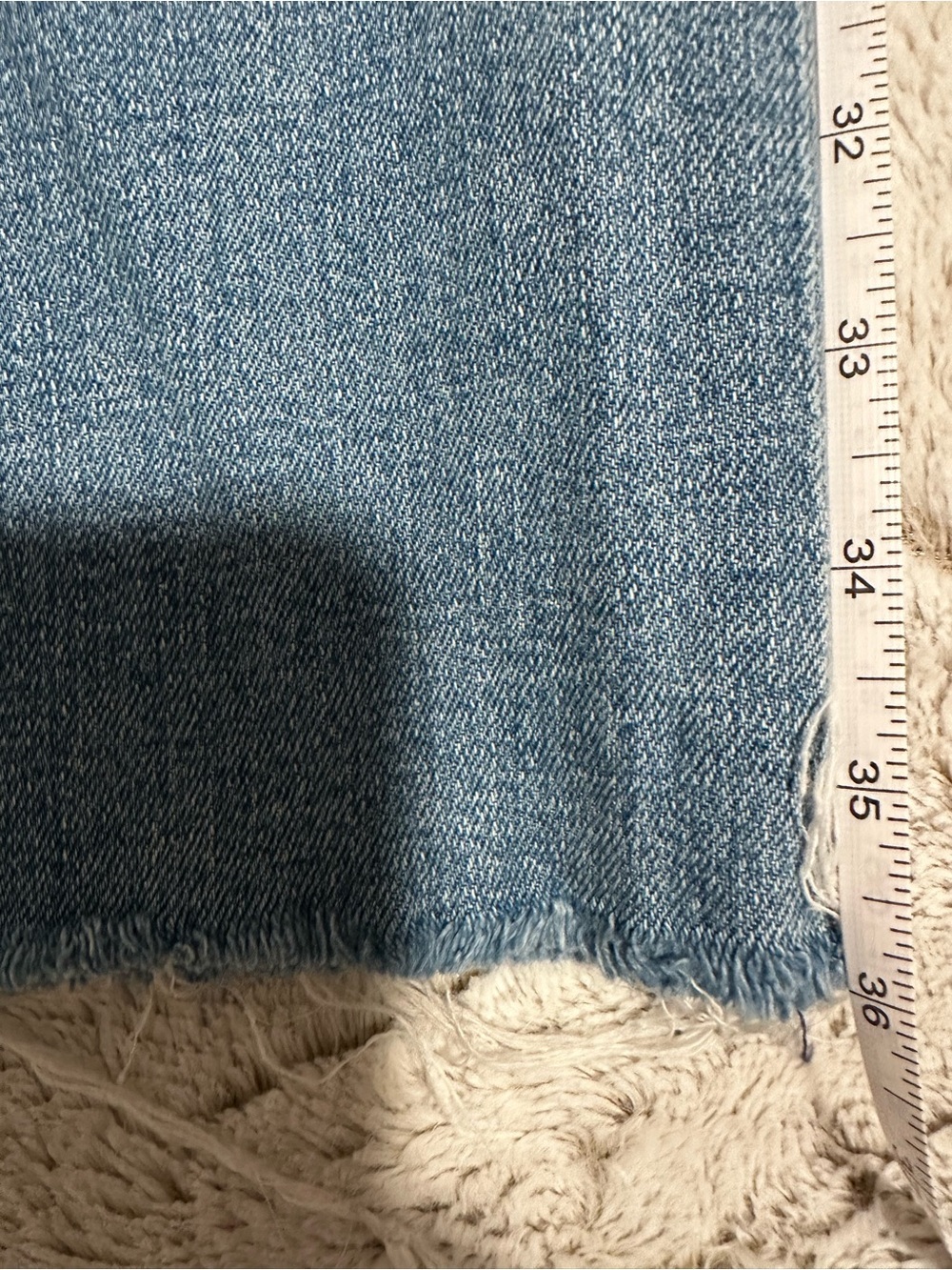 MOTHER The Hustler Ankle Fray Thrilling Shots Distressed Raw Hem Jeans - Picture 9 of 16